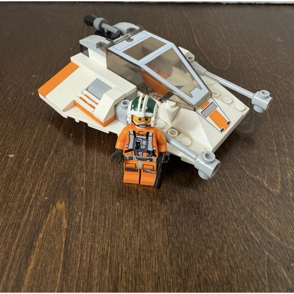 LEGO Star Wars #75268 Snowspeeder Incomplete Missing Parts No Box‎ No Manual